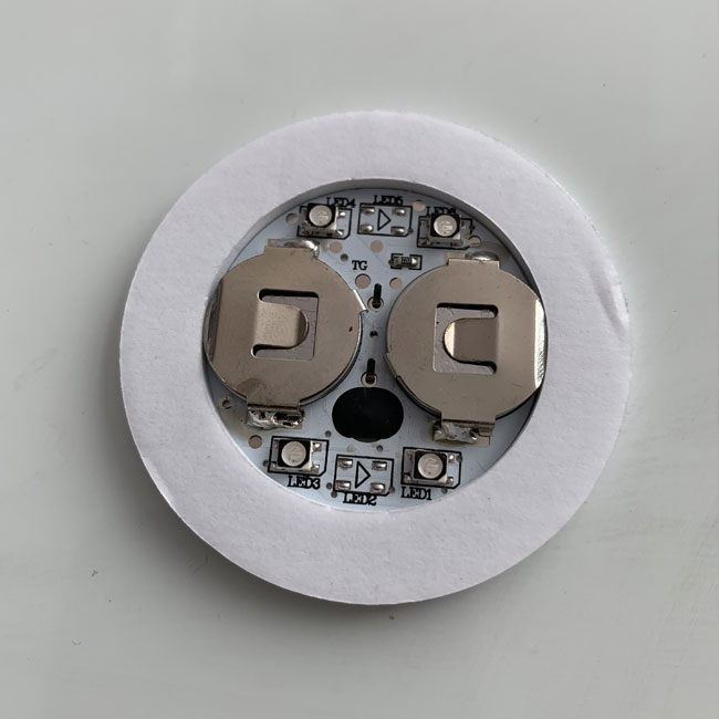 چراغ های برچسب LED چشمک زن برای زیر لیوانی های آبجو فوم پلاستیکی EVA مواد نصب شده 0