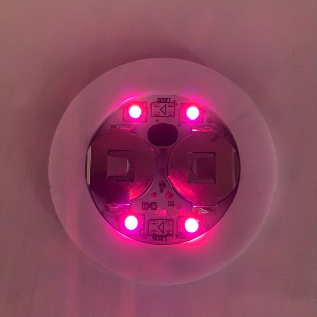 چراغ های برچسب LED چشمک زن برای زیر لیوانی های آبجو فوم پلاستیکی EVA مواد نصب شده 1