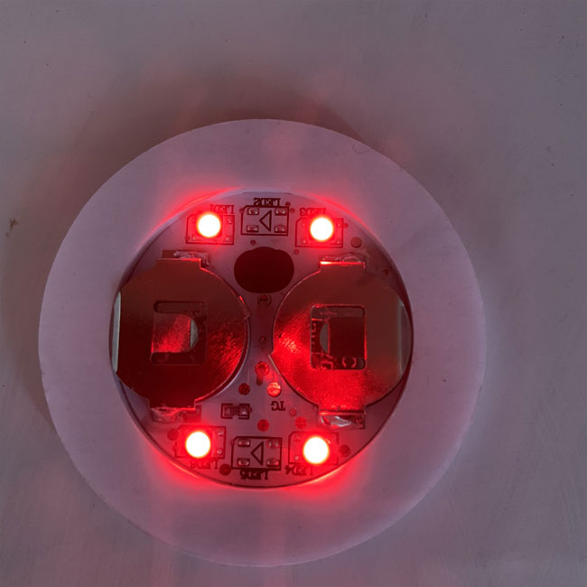 چراغ های برچسب LED چشمک زن برای زیر لیوانی های آبجو فوم پلاستیکی EVA مواد نصب شده 7