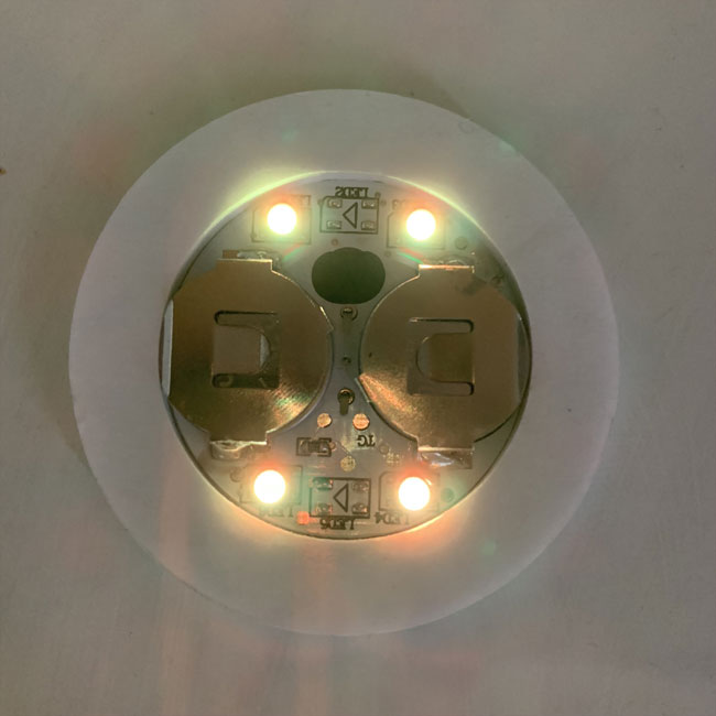 چراغ های برچسب LED چشمک زن برای زیر لیوانی های آبجو فوم پلاستیکی EVA مواد نصب شده 9