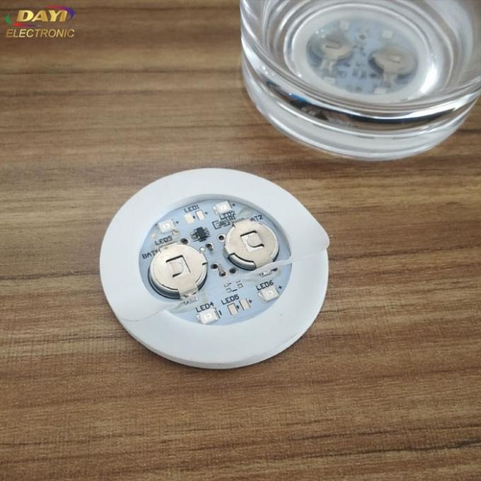 چراغ های برچسب LED چشمک زن برای زیر لیوانی های آبجو فوم پلاستیکی EVA مواد نصب شده 10