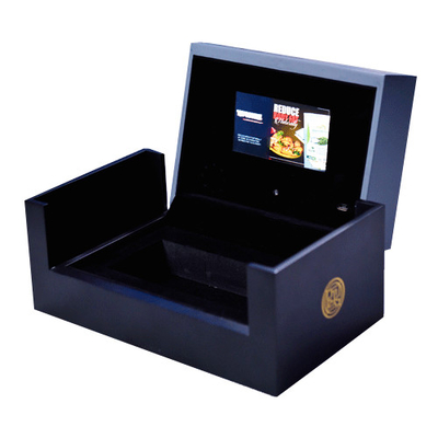 نمایشگر LCD جعبه هدیه فیلم سیاه 7 اینچی 256 مگابایت حافظه برای یادگاری