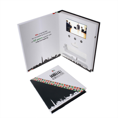 پوشه ویدیوی LCD تبریک برای دعوت نامه 148×210 میلی متر حافظه 256 مگابایت